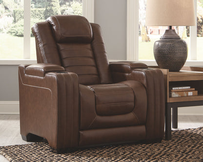 Backtrack - Chocolate - Pwr Recliner/Adj Headrest