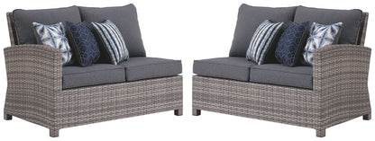 Salem - Gray - Raf / Laf Loveseat W/Cush (Set of 2)