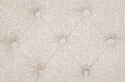 Gerardo - Side Chair (Set of 2) - Beige Linen & Weathered Espresso