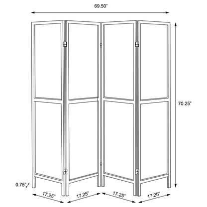 Mattison - 4-Panel Room Divider Folding Shoji Screen
