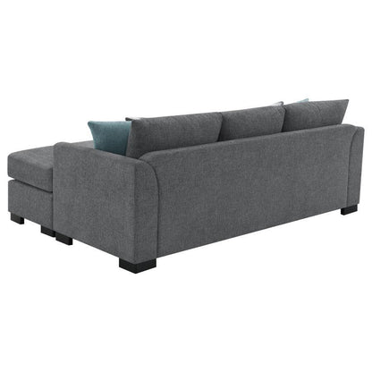 Storey - Upholstered Sleeper Sectional Chaise Sofa