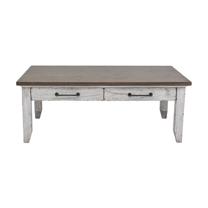 Bear Creek - 3 Piece Table Set (Sofa, End, Coffee Table) - White