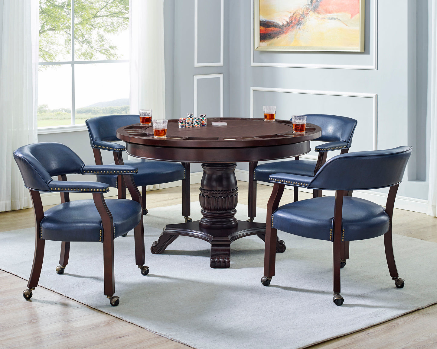 Tournament - Arm Chair With Casters