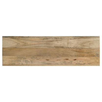 Benton - Rectangular Solid Wood Sofa Console Table - Natural