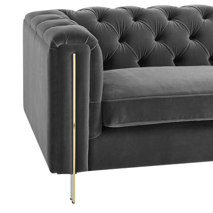 Charlene - Velvet Sofa And Loveseat