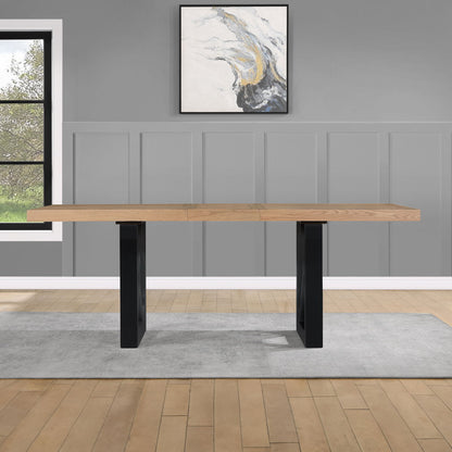 Magnolia - 5 Piece Counter Table Dining Set - Black / Light Brown
