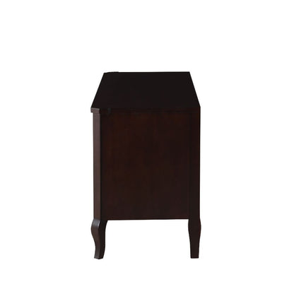 Mathias - TV Stand - Walnut & White