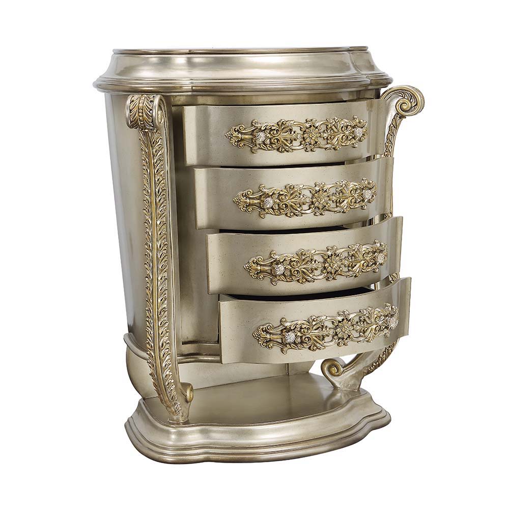 Danae - Chest - Champagne & Gold Finish