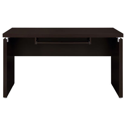 Skylar - L-Shaped Office Computer Desk - Cappuccino