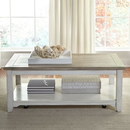 Summerville - 3 Piece Table Set (1 Cocktail 2 End Tables) - White