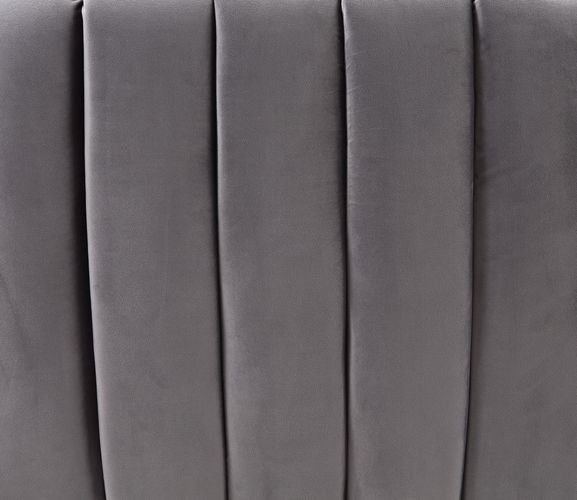Elchanon - Sofa - Gray Velvet & Gold Finish