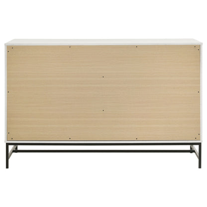 Sonora - 6-Drawer Bedroom Dresser - White
