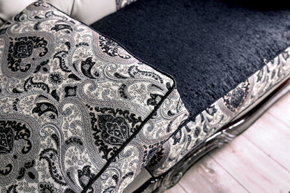 Crespignano - Sofa - Black / Gray