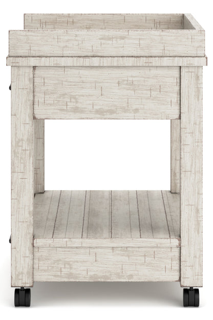 Carynhurst - Whitewash - Printer Stand