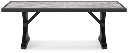 Beachcroft - Rect Dining Table W/Umb Opt