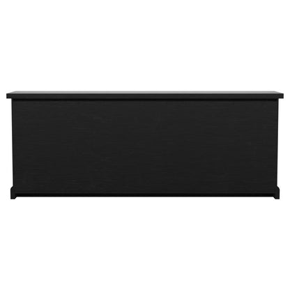 Florence - 4 Door Dining Sideboard Buffet - Distressed Black