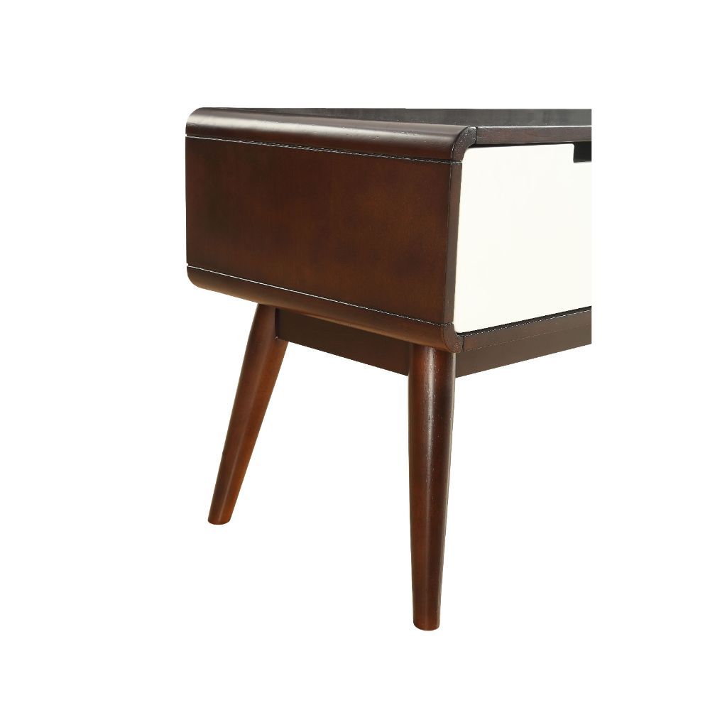 Christa - TV Stand - Espresso & White