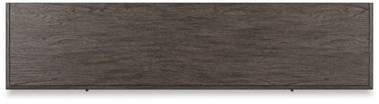 Montillan - Grayish Brown - Xl TV Stand With Fireplace Option