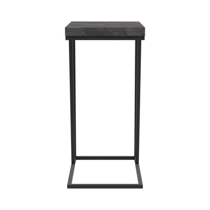 Carly - Expandable Engineered Wood C-Shaped Side Table