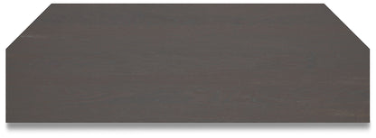 Dorrinson - Two-tone - Corner TV Stand/Fireplace Opt