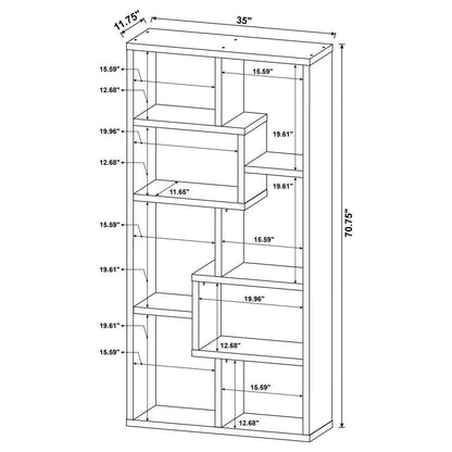 Theo - 6-Shelf Bookshelf