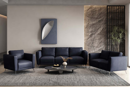 Astonic - Sofa - Blue Leather