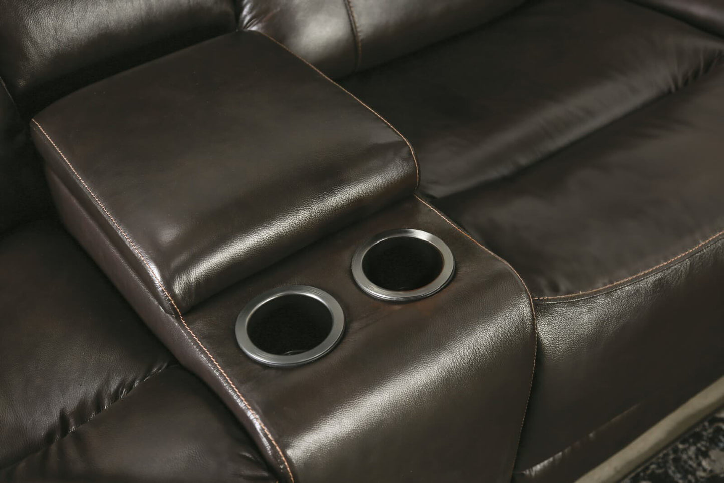 Gorgius - Power Sectional - Espresso