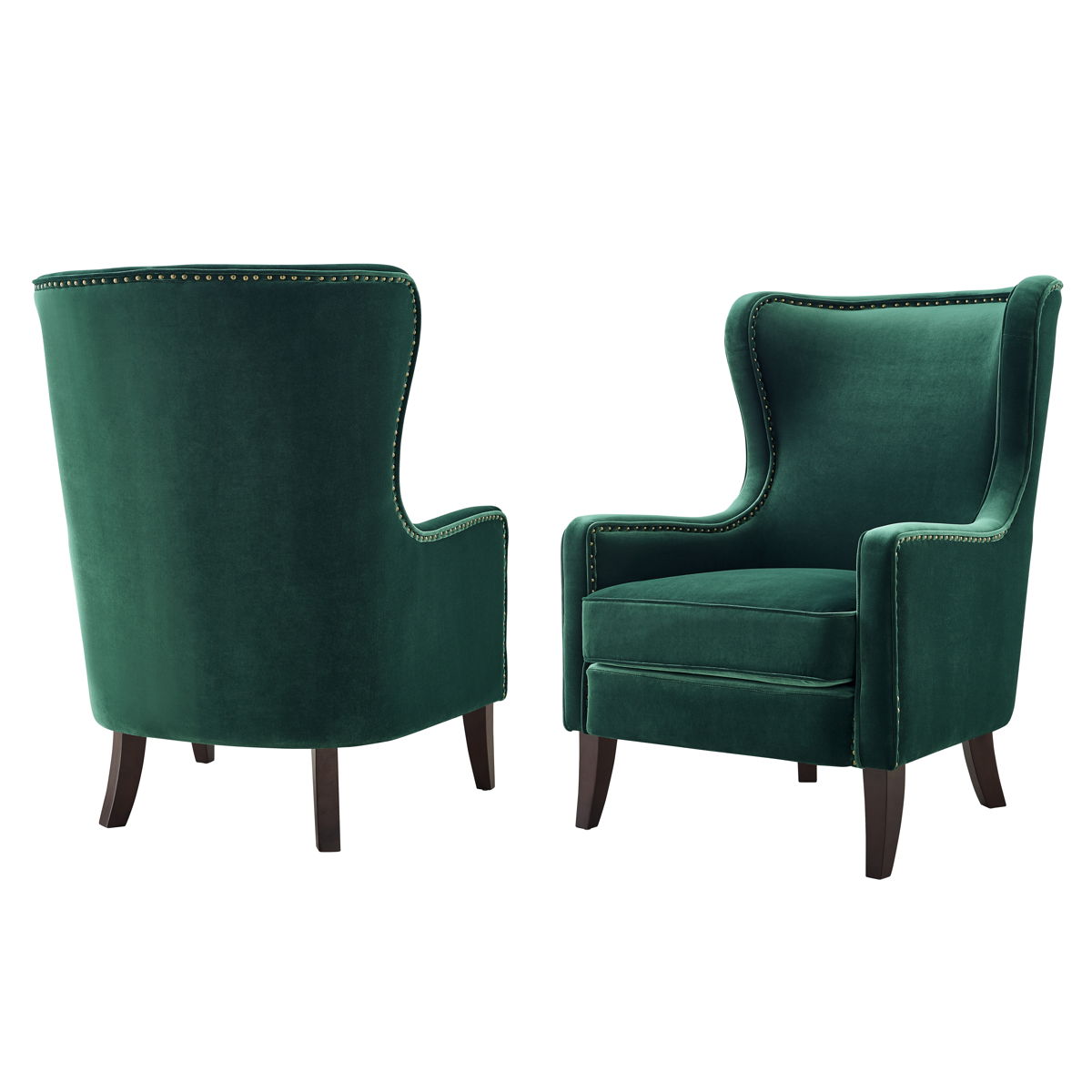 Rosco - Velvet Wingback Chair