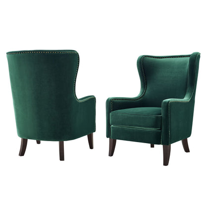 Rosco - Velvet Wingback Chair