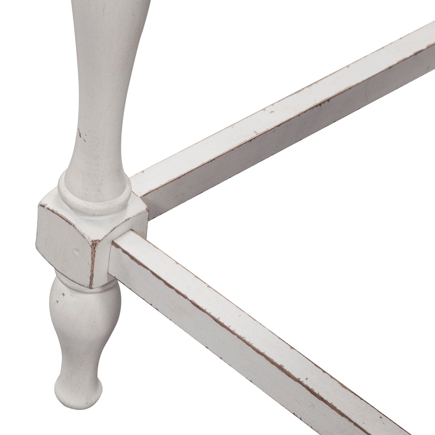 Magnolia Manor - Spindle Back Counter Chair - White