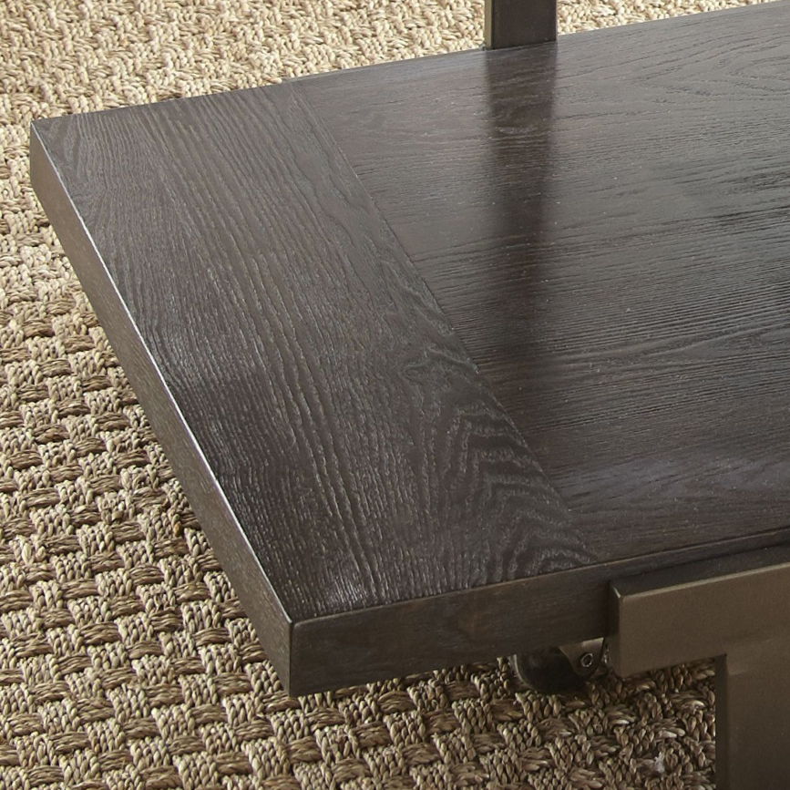 Terrell - Cocktail Table With Caster - Brown