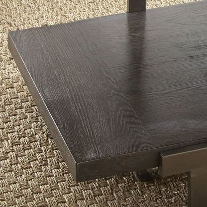 Terrell - Cocktail Table With Caster - Brown