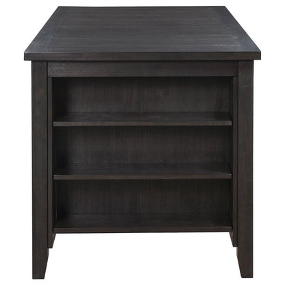 Elliston - 5 Piece Counter Height Dining Table Set - Dark Gray