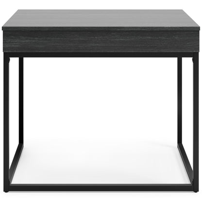 Yarlow - Black - Home Office Lift Top Desk