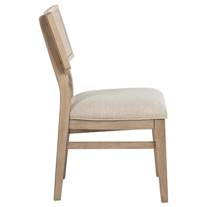 Kailani - Radio Weave Cane Dining Side Chair (Set of 2) - Beige Oak