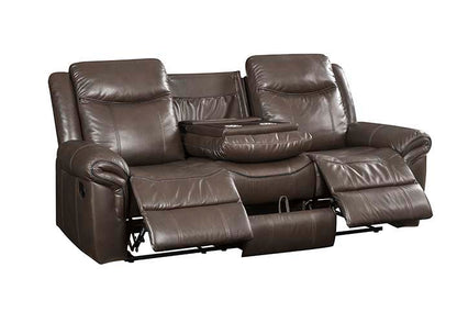 Lydia - Sofa - Brown Leather Aire